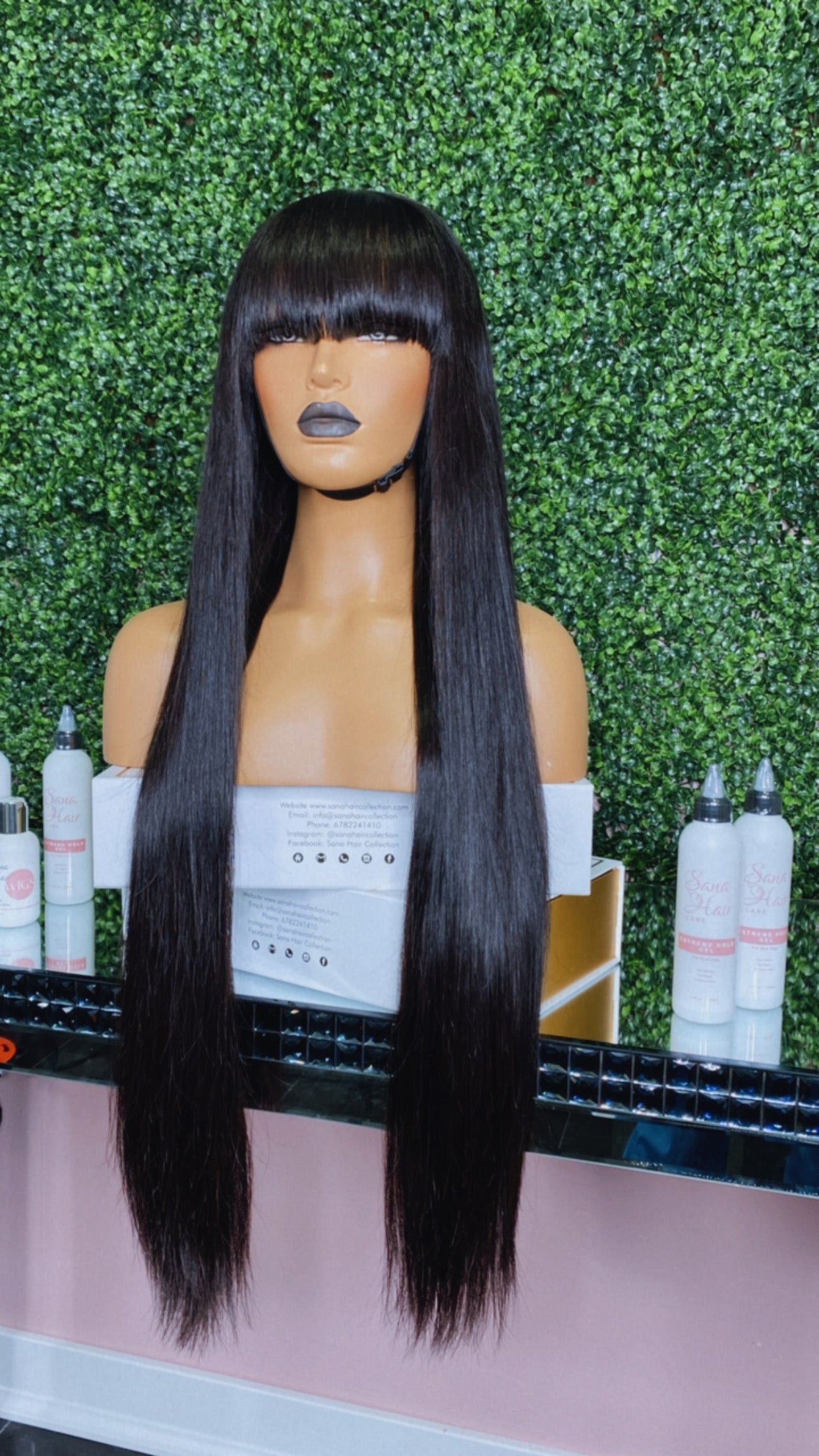 Valentino - Straight Banged Frontal Wig