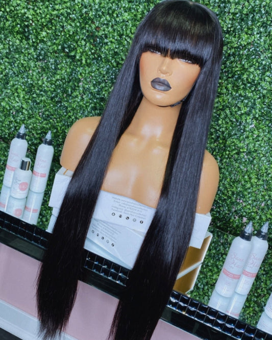 Valentino - Straight Banged Frontal Wig