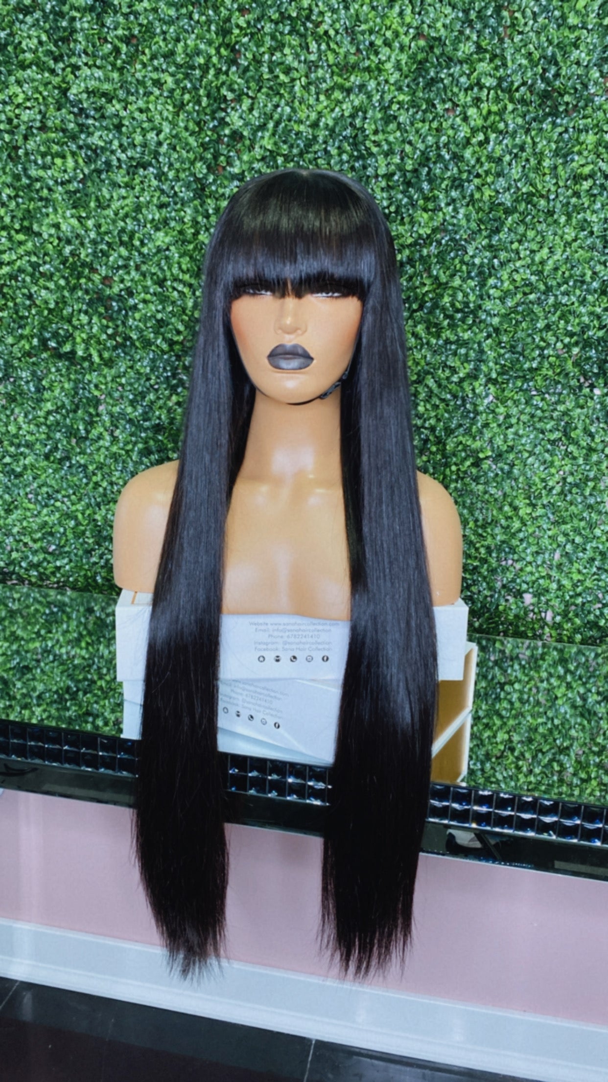 Valentino - Straight Banged Frontal Wig