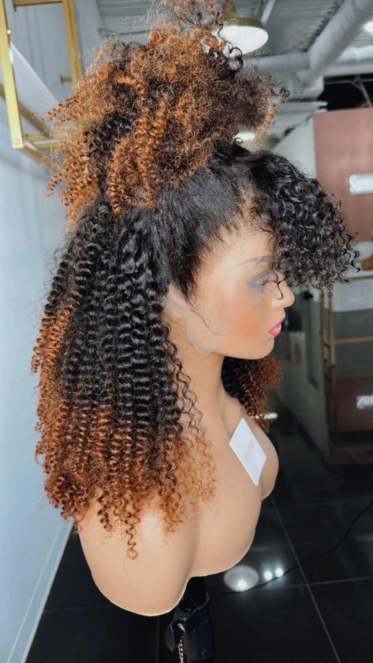 Lysha- Brazilian Curly Wig